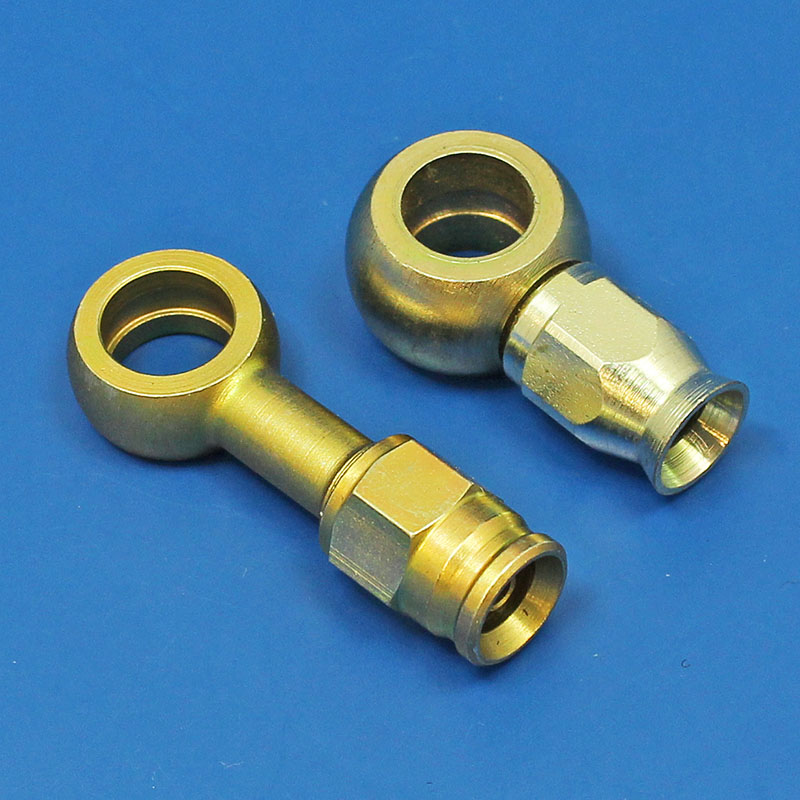 Straight Banjo Compression Fittings for TFE Hose